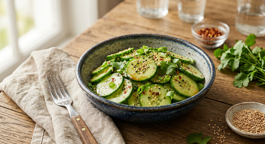 The Best Asian Cucumber Salad That’s Ready in Just 10 Minutes