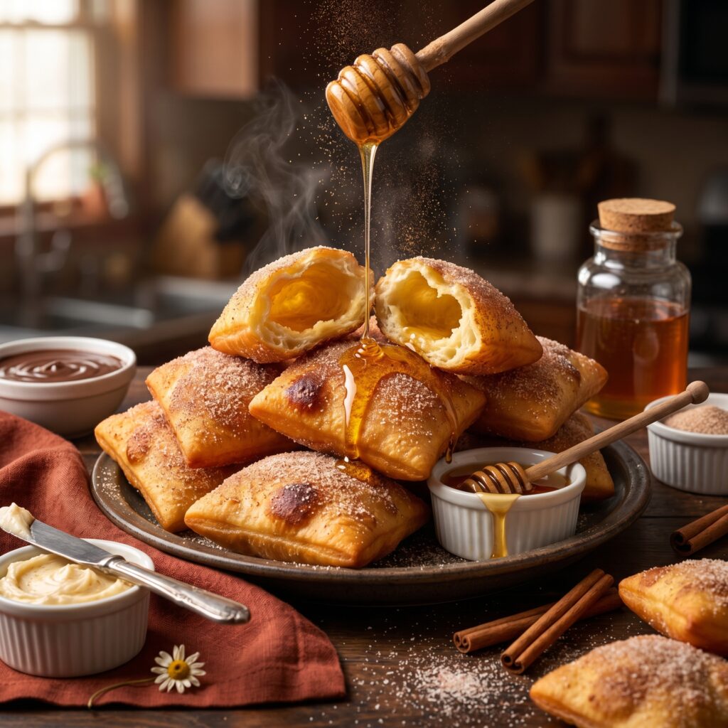 Easy Cinnamon Sugar Sopapillas with Honey Drizzle That Taste Like Magic