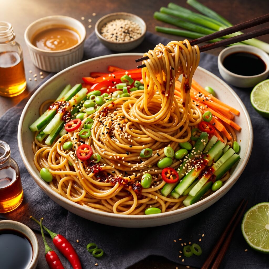 The Best Cold Sesame Noodle Salad You’ll Ever Make