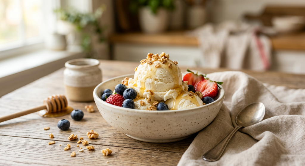 Easy Cottage Cheese Ice Cream That’s Creamy, High-Protein, and Ready in Minutes