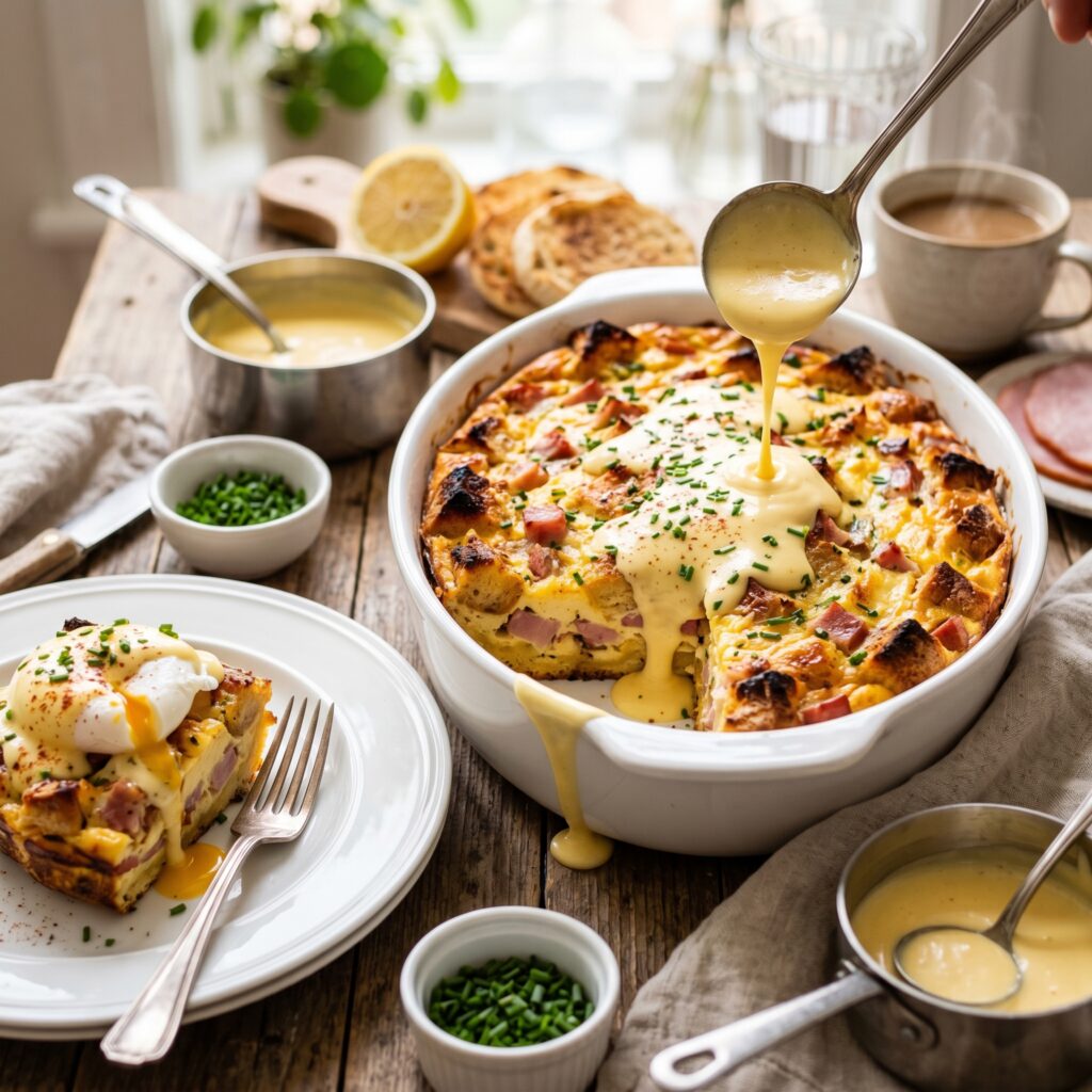 Easy Eggs Benedict Casserole for the Perfect Make-Ahead Brunch