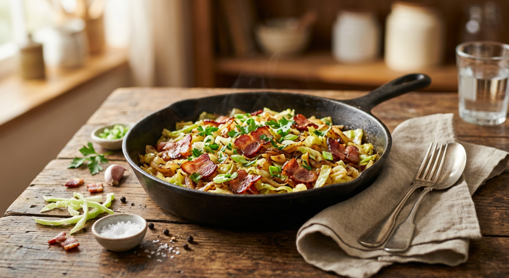 Easy Fried Cabbage Recipe That’s Ready in 20 Minutes and Tastes Like Pure Comfort