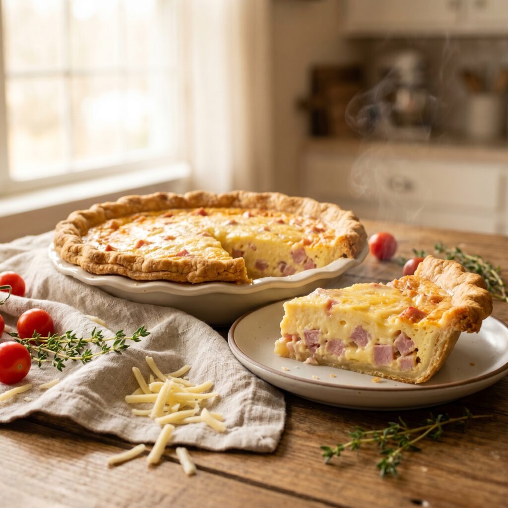 The Best Ham and Cheese Quiche Recipe for a Mother’s Day Brunch She’ll Never Forget
