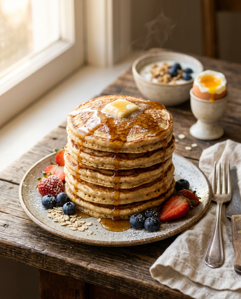 Fluffy High Protein Pancakes That’ll Keep You Full All Morning