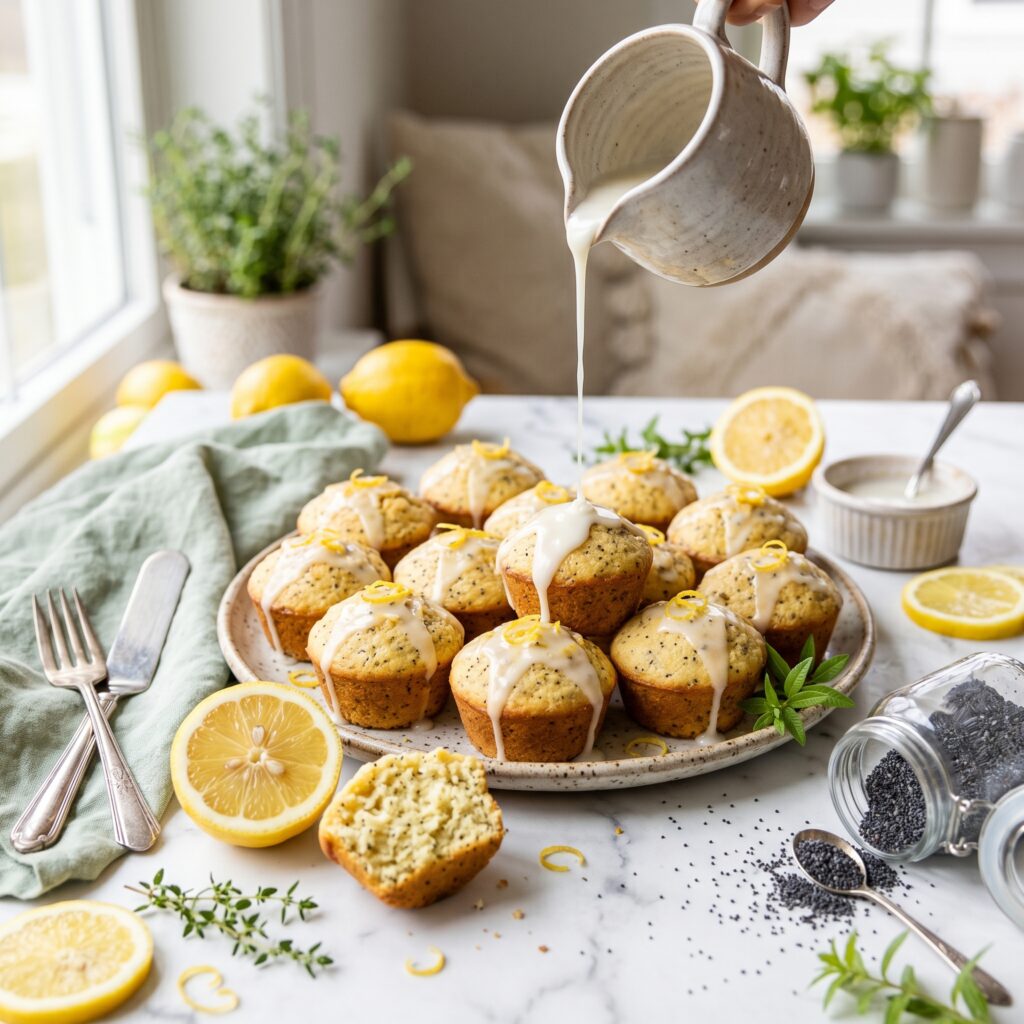 Mini Lemon Poppy Seed Muffins for the Perfect Spring Brunch