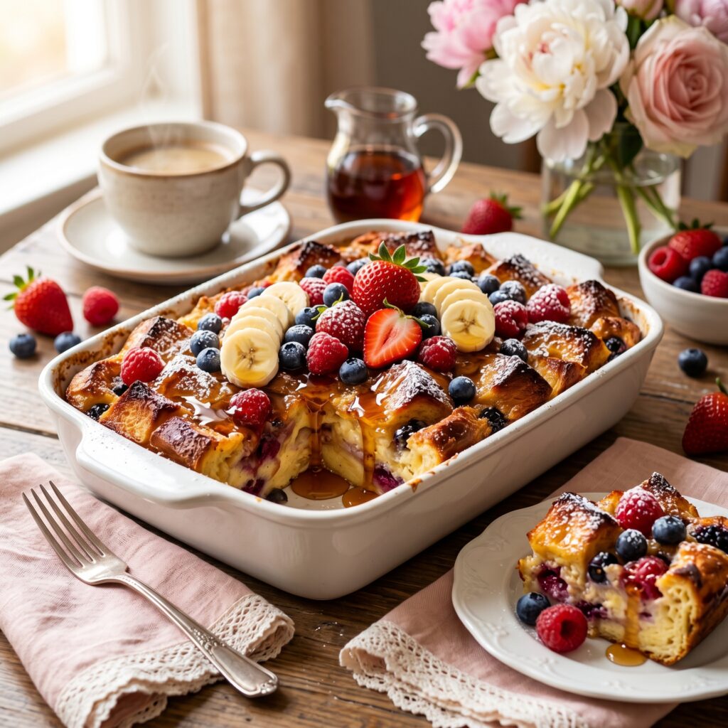 The Best Overnight French Toast Casserole for Mother’s Day Brunch