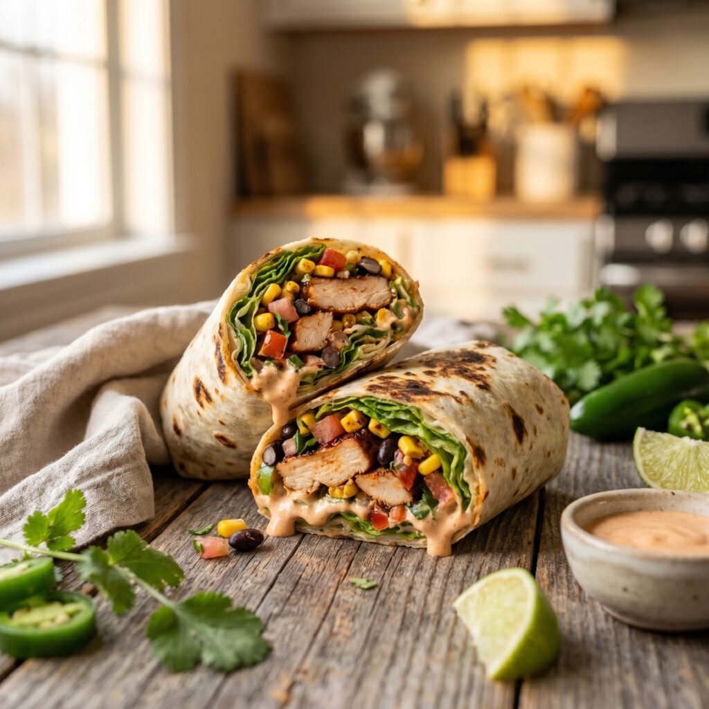 The Best Spicy Chipotle Chicken Wrap You’ll Ever Make at Home
