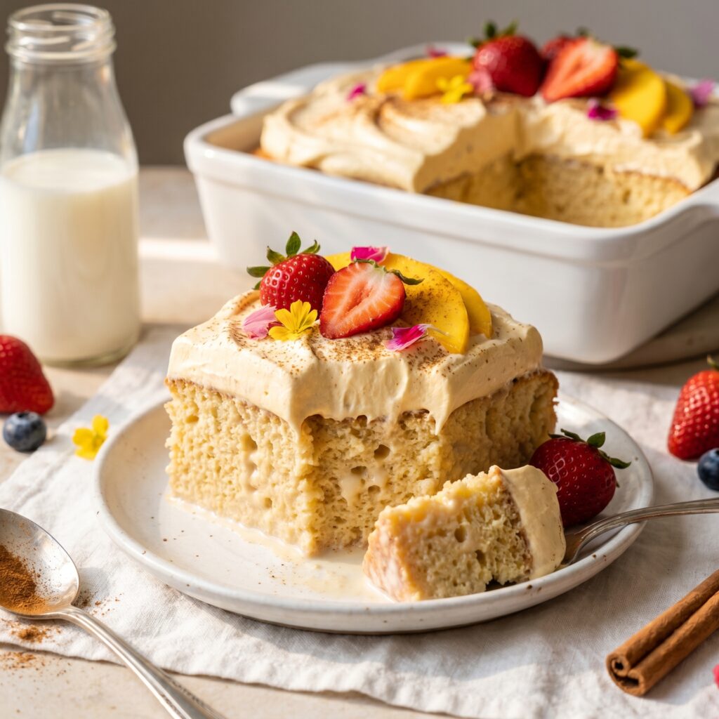 Easy Tres Leches Cake from Scratch That Tastes Like It Came from a Bakery