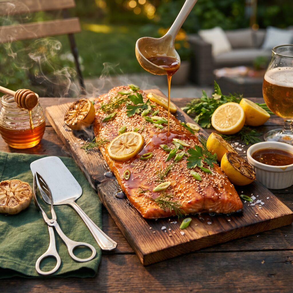 Show-Stopping Cedar Plank Salmon with Honey Garlic Glaze: 9 Reasons This Is the Only Father’s Day Recipe You Need