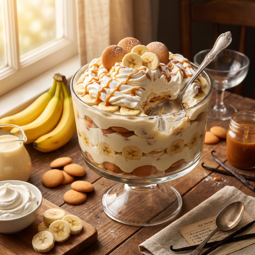 Classic Banana Pudding from Scratch — The Old-Fashioned Southern Dessert That Makes Grown Adults Emotional