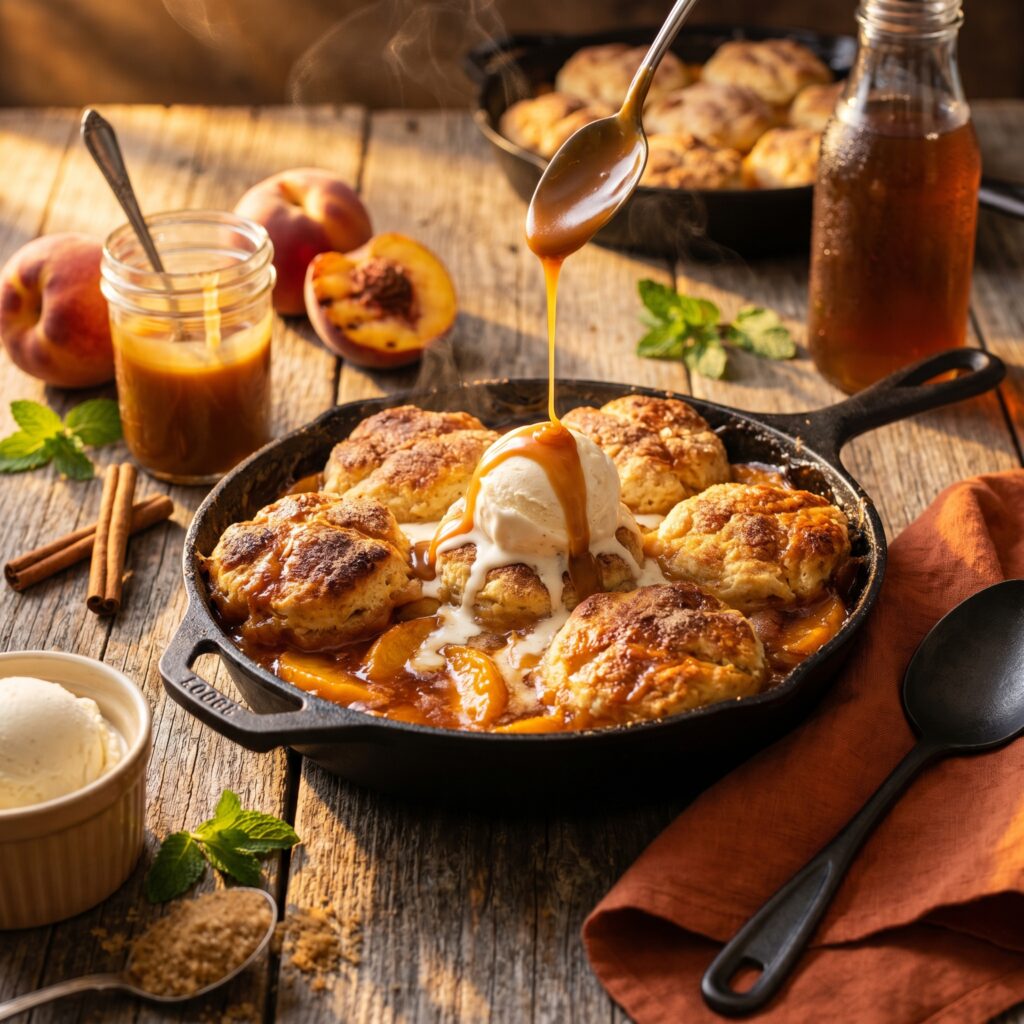Easy Peach Cobbler on the Grill That Tastes Like Summer